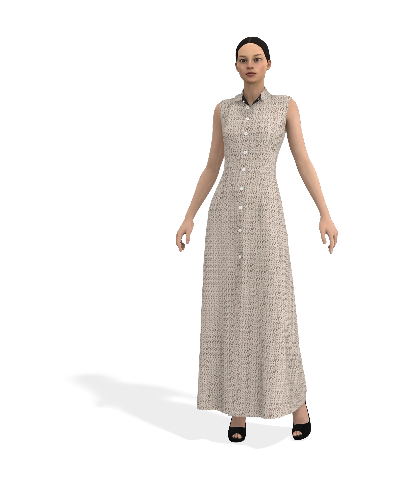 KDscion p6 sleeveless overall dress